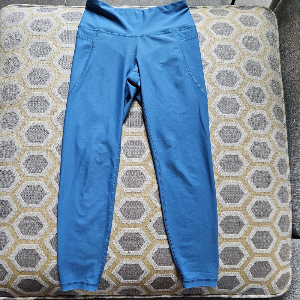 Womens Blue Leggings